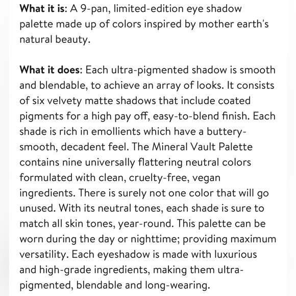 MADLUVV Mineral Vault Eyeshadow Palette 🎨 NEW IN BOX 9 Shades Nudes - Picture 7 of 7